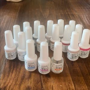 Gelish gel polish lot of 19 nail colors